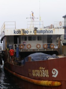 Car Ferry from Chumphon to Ko Tao