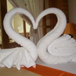 Swan towels at Ban's Diving Resort