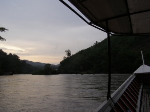 View from the Long Boat to Tha Thon