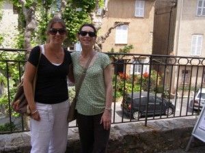 My friend and I in Mougins