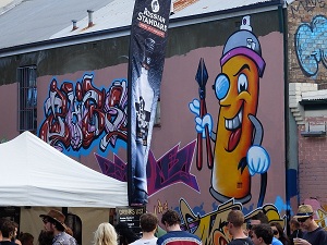 Graffiti at Newtown Festival